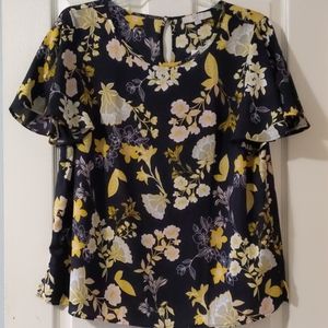 NWT Loft Plus Floral Shirt